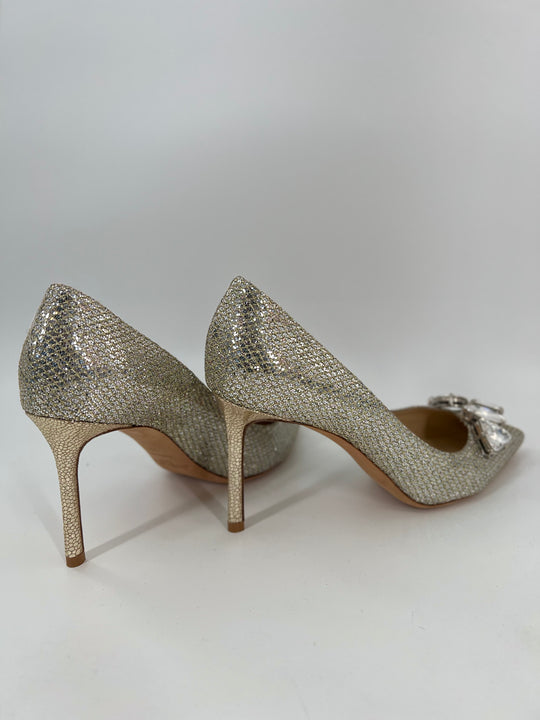 Jimmy Shoo (Point Toe-Crystal)