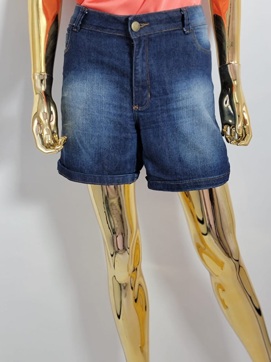 Calção Jeans Azul by Marfino Denim